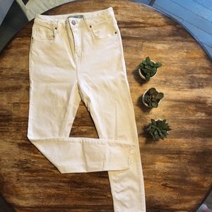 Topshop JAMIE off white jeans